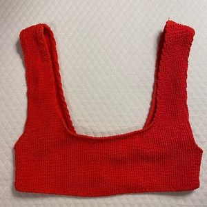 Elysiian Swimwear - red balboa top